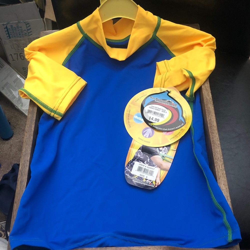 Sunskinz Kids UV Protection Swim Shirt Size 8